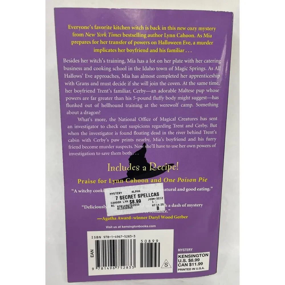 Lot of 5 Gently-Read Cozy Mysteries - Various Titles and Authors Food / Magic - Picture 4 of 7